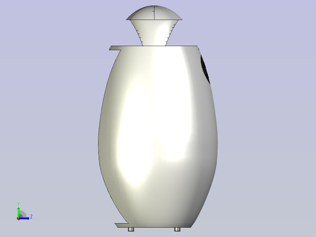 空气净化器左视图