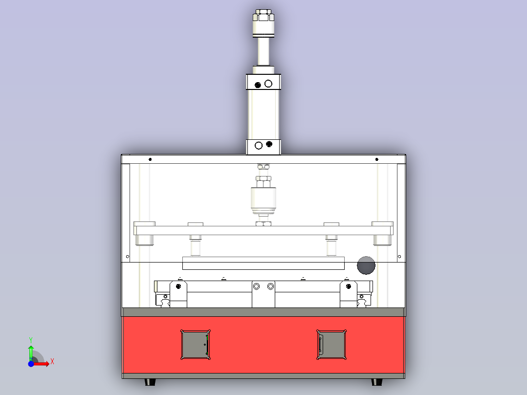 5pin针高温高压封口机前视图