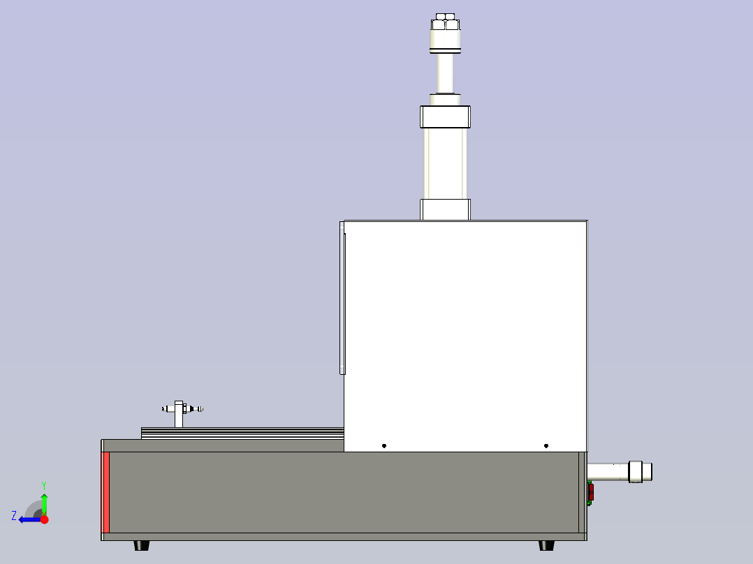 5pin针高温高压封口机右视图