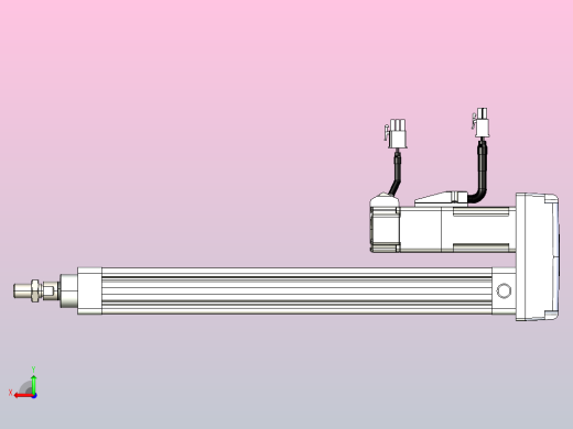 轻载电动缸TPA-ESR25-1002C-L250-MR-TC-W-P10-C3后视缩略图