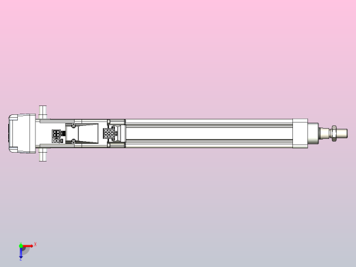 轻载电动缸TPA-ESR25-1002C-L250-MR-TC-W-P10-C3俯视缩略图