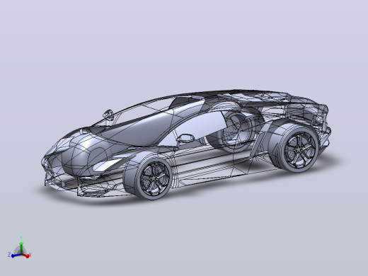 兰博基尼 aventador