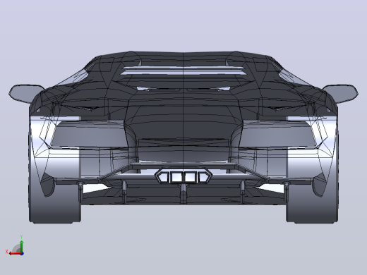 兰博基尼 aventador后视缩略图