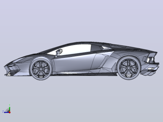 兰博基尼 aventador右视缩略图