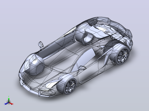 兰博基尼 aventador正等轴测缩略图