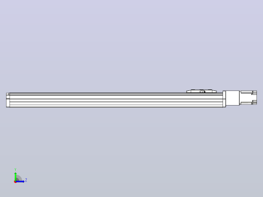 滚珠丝杠直线轴内置导轨TPA-GCR-80-1610C-L750-M-M20-N3左视缩略图