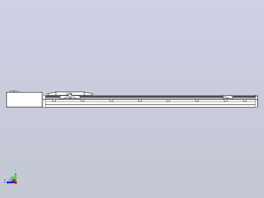 机器人皮带驱动直线轴TPA-GCB-150-P80-L800-QR-M75-N3右视缩略图