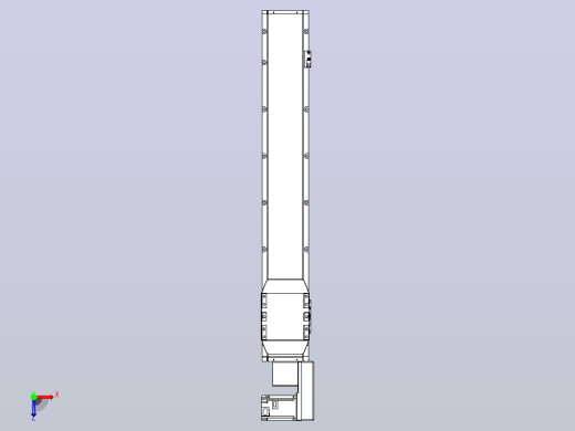 机器人皮带驱动直线轴TPA-GCB-150-P80-L800-QR-M75-N3俯视缩略图