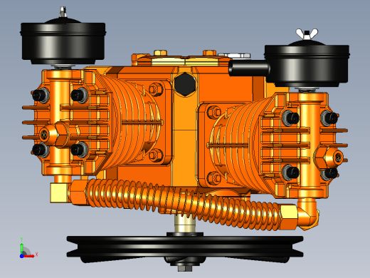 空气压缩机 2065鲨鱼款前视缩略图
