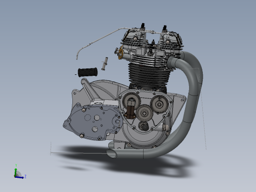 胜利T120R发动机