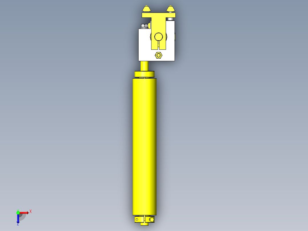 滑动高低差辊子俯视图