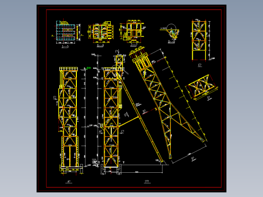 矿山提升系统图纸