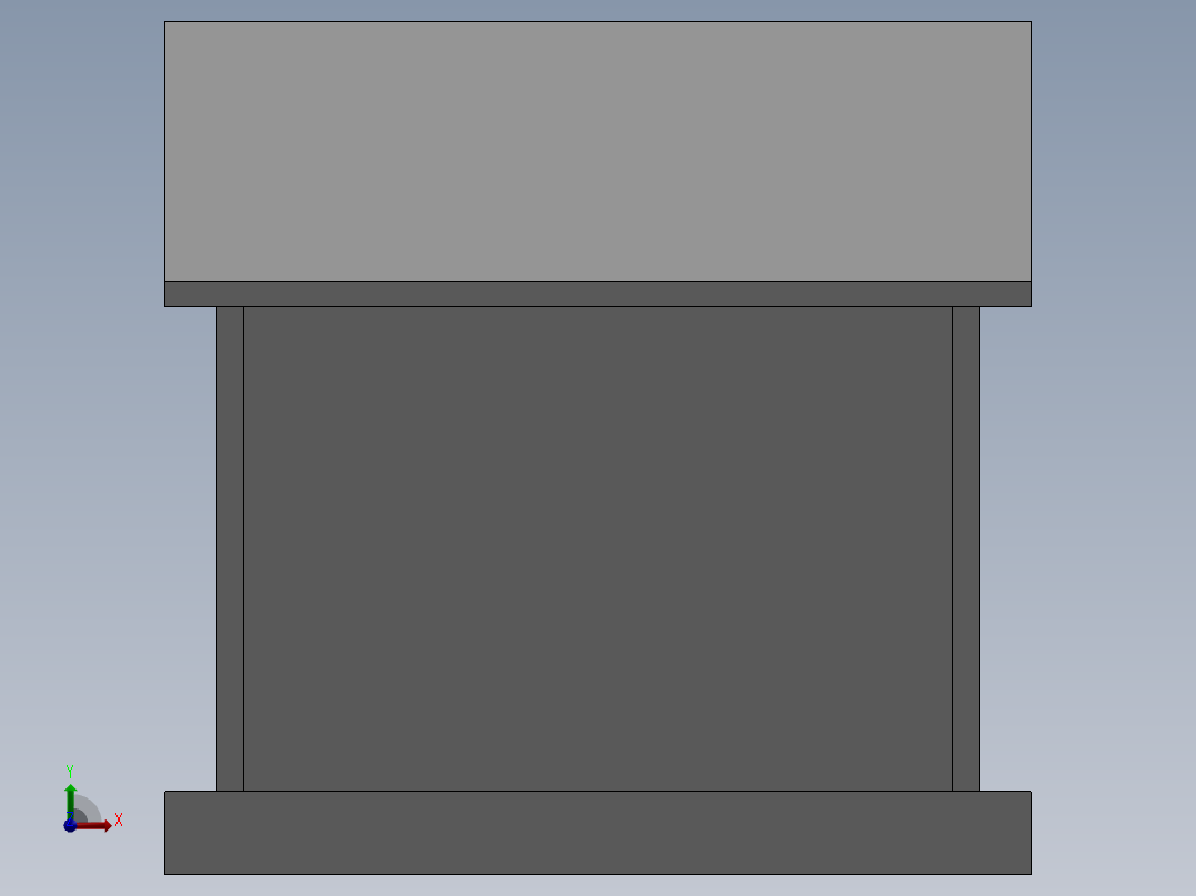木屋-45平方套1-B型前视图