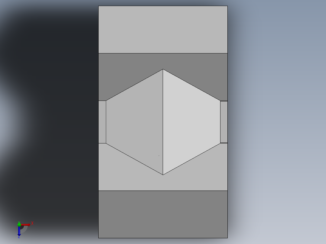 木屋-45平方套1-B型俯视图