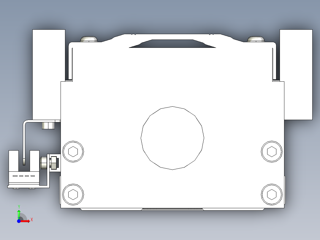KK+电机3D图纸前视图