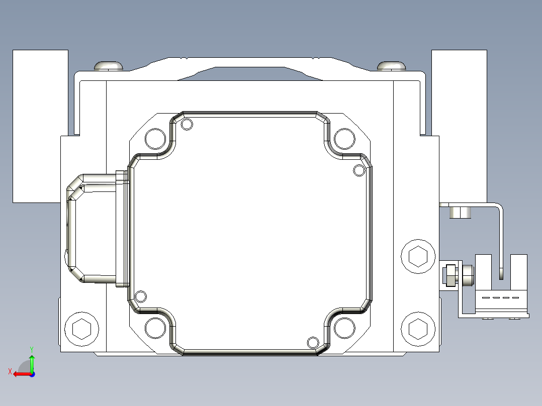 KK+电机3D图纸后视图