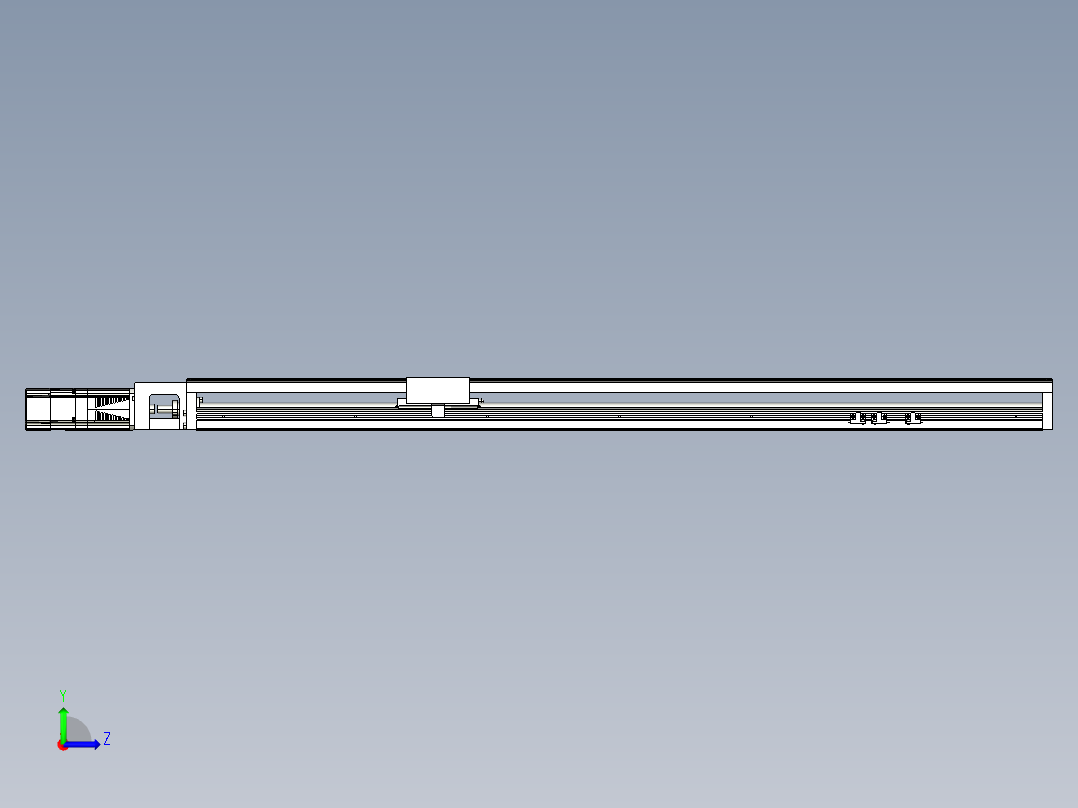 KK+电机3D图纸左视图
