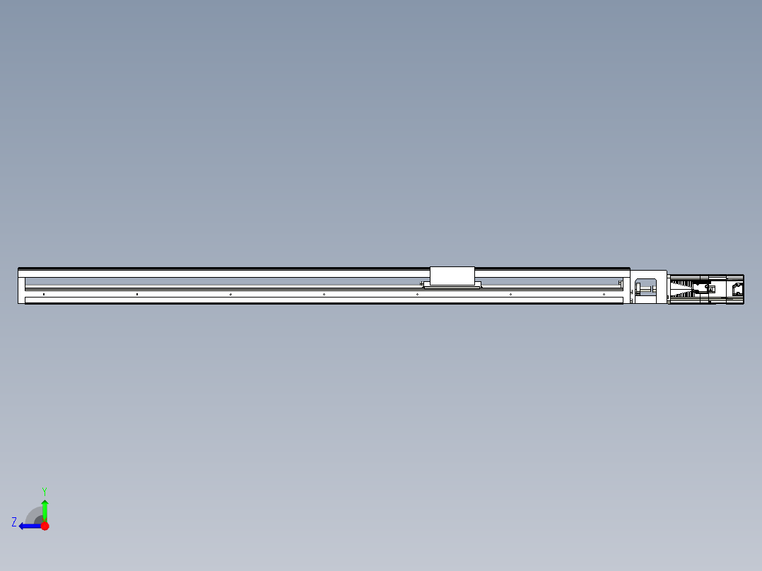 KK+电机3D图纸右视图