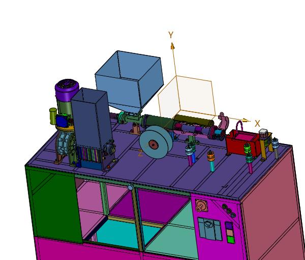 塑料破碎单螺杆挤出机