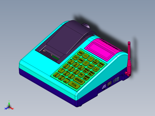 商超收银打单据蓝牙打印机