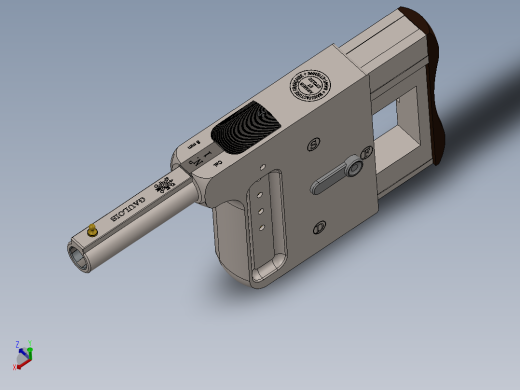 法国高卢8mm口径袖珍手枪（手掌手枪）
