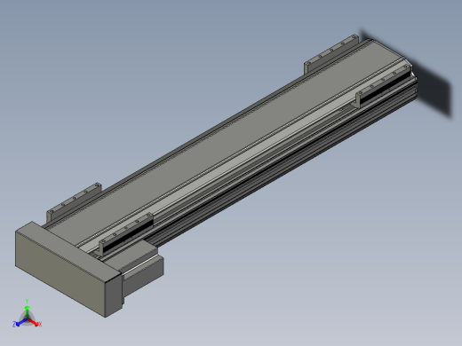 直线模组LHA170-S750-L设计图纸