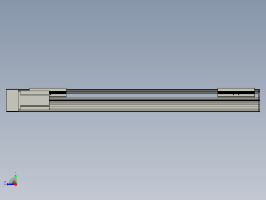 直线模组LHA170-S750-L设计图纸右视缩略图
