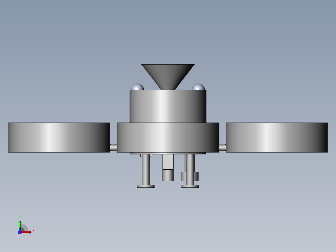 大棚内花生播种无人机及控制系统430911===70前视图