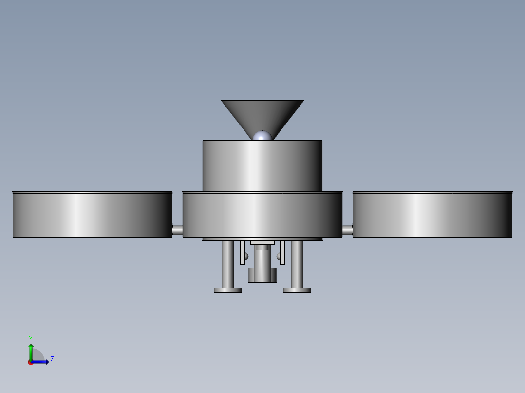 大棚内花生播种无人机及控制系统430911===70左视图