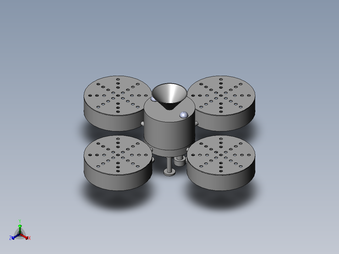 大棚内花生播种无人机及控制系统430911===70正等轴测图