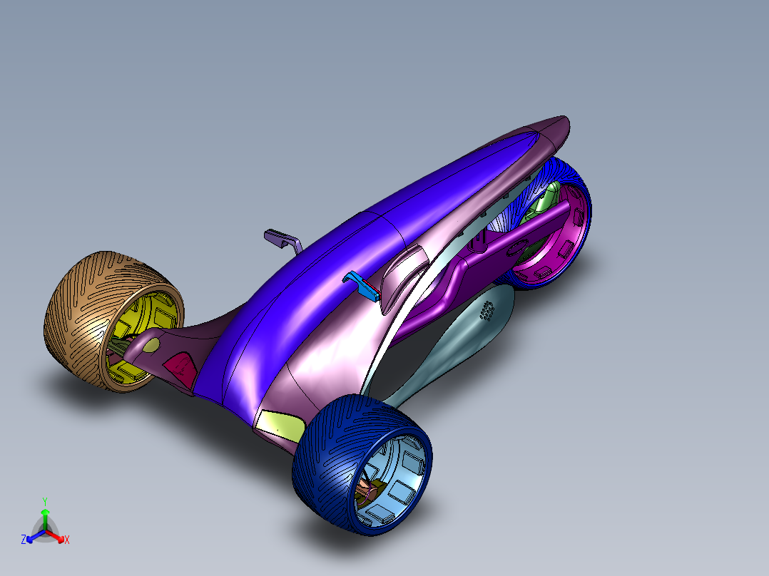 拉风的电动倒三轮