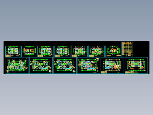 某国际交流中心大厦暖通图纸