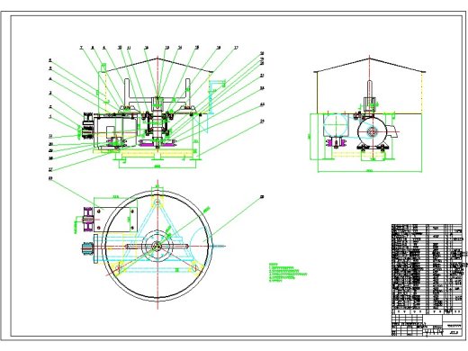 2G035--小型混凝土搅拌机的设计缩略图