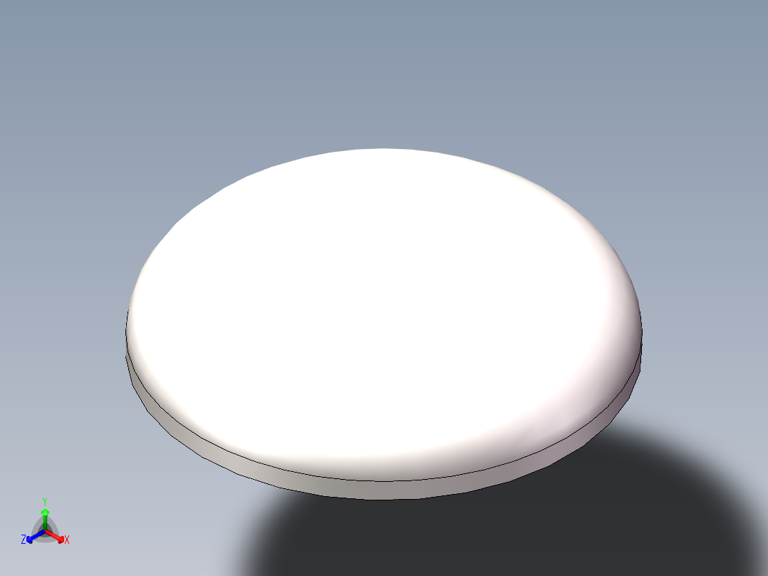 EHA椭圆形封头DN550正等轴测图