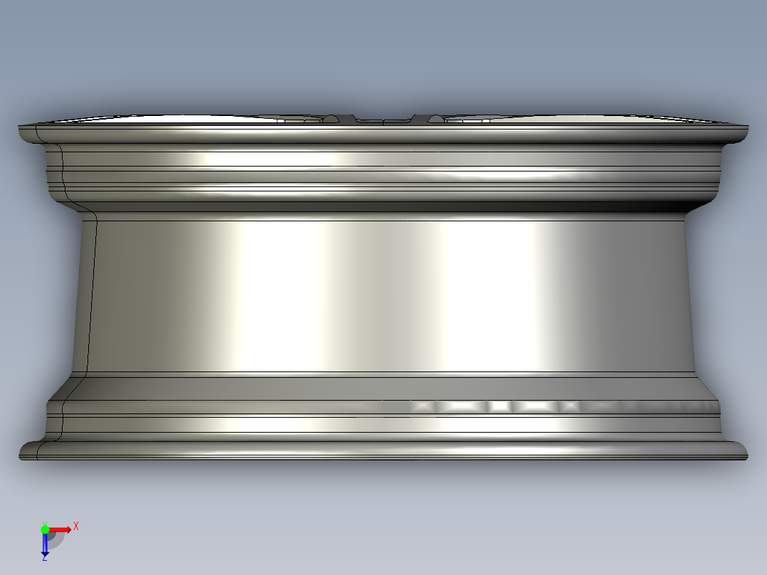 18寸铝合金轮毂三维=315624=25俯视图