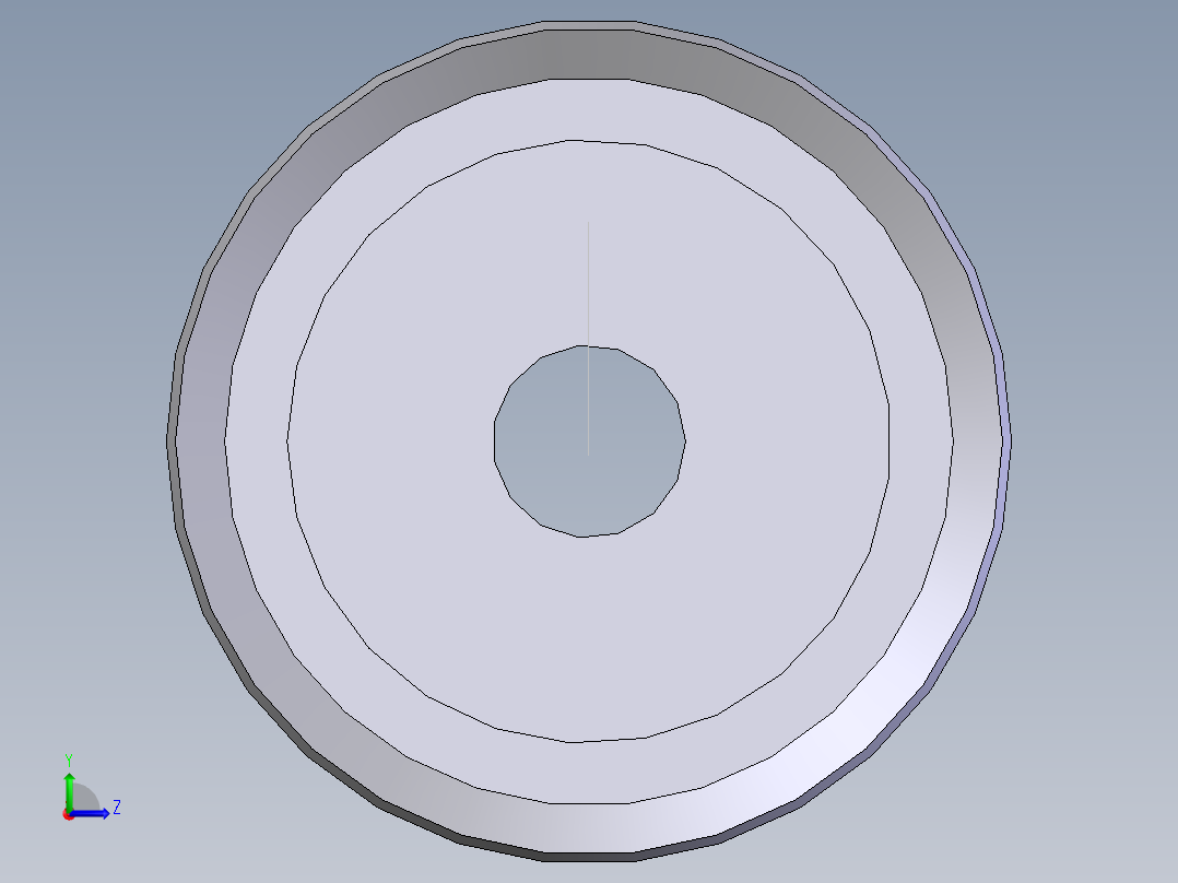 S43 同步带轮左视图