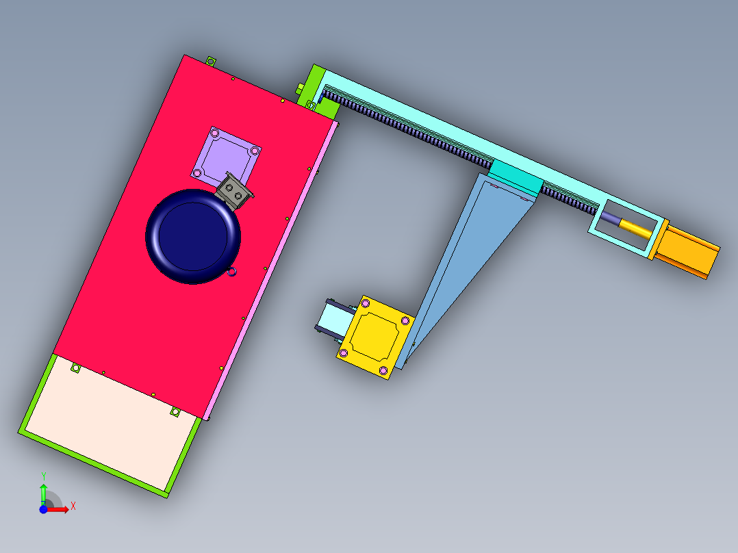 传动轴数控自动焊接专机前视图