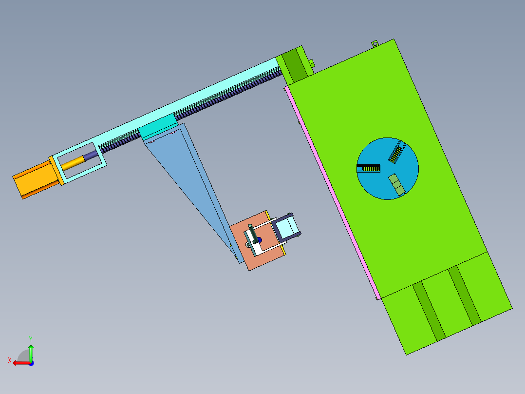传动轴数控自动焊接专机后视图
