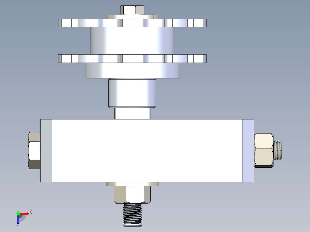 自动装配机装配线俯视图