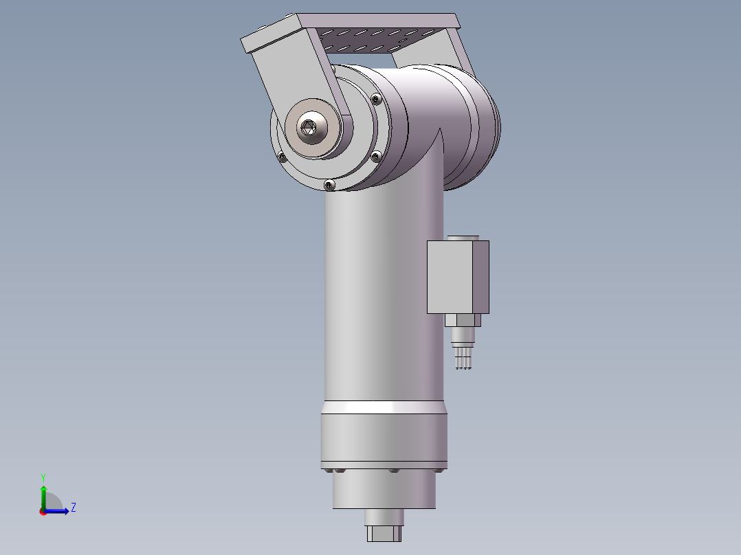 电机云台（总装）1308060左视图