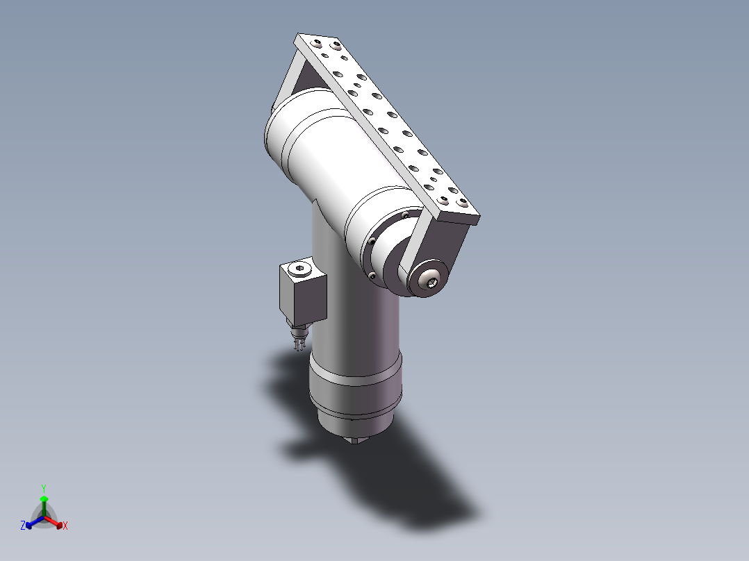 电机云台（总装）1308060正等轴测图