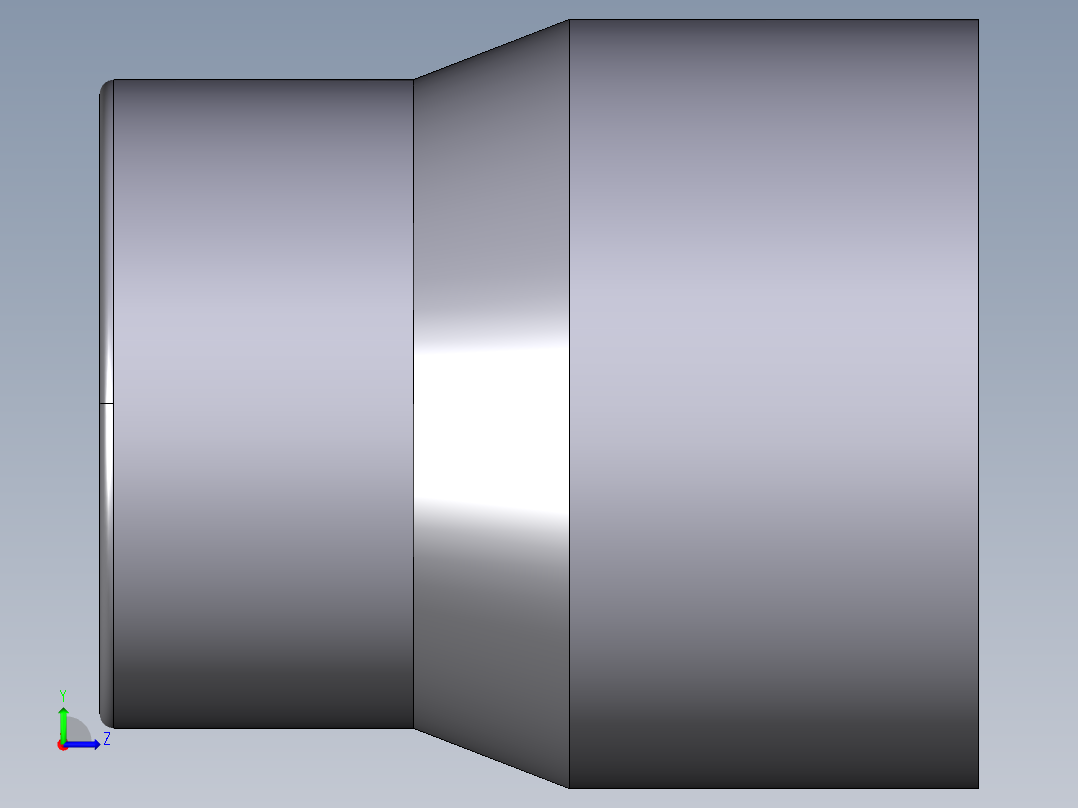 19RIV (A) 减速机：溶剂焊接插口（D）、溶剂焊接插座（D1减少）左视图
