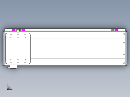 威洛博LC系列3d模型模组LC22H1Y-S600前视缩略图