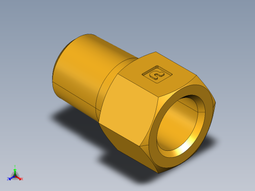 扩口式工业通用硬管接头Female Flare to Male Pipe Thread664FHD-4-4