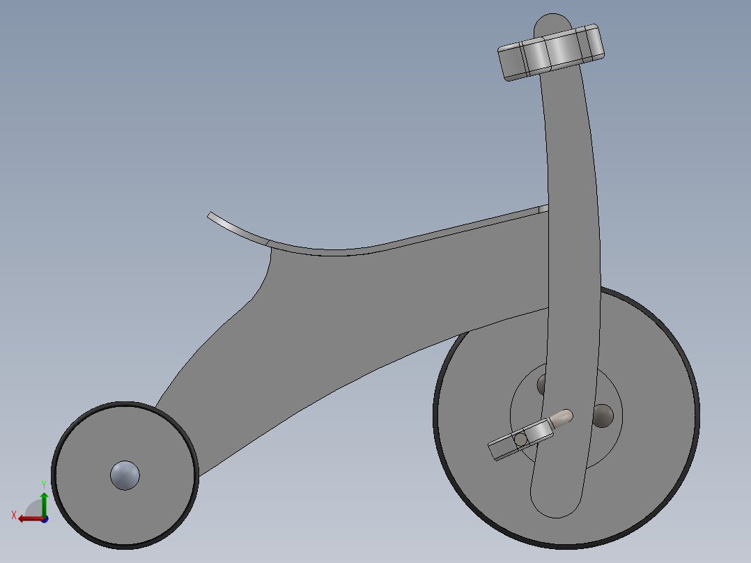 儿童三轮车--sw后视图