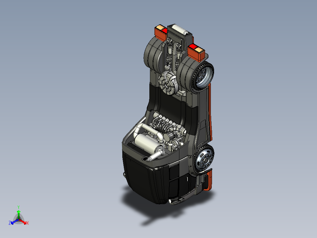 重卡正等轴测图