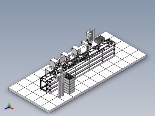 B17_遥控器在线式激光打标机正等轴测缩略图