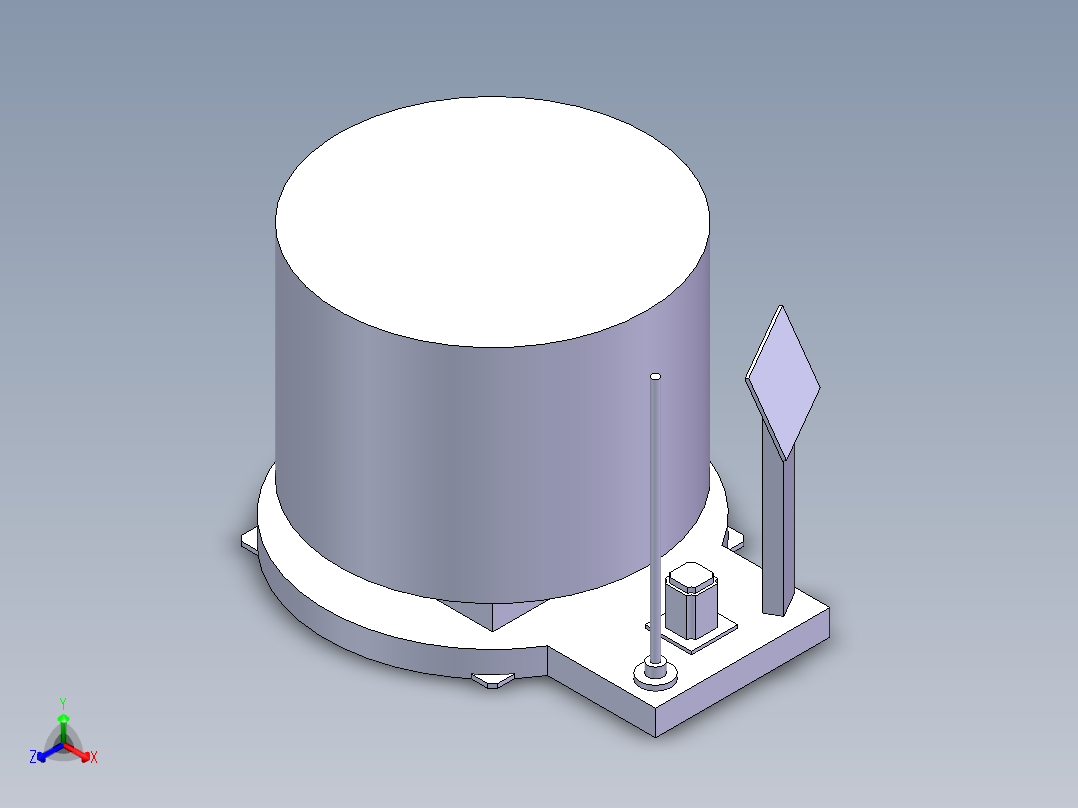 电芯垛包装线sw20正等轴测图