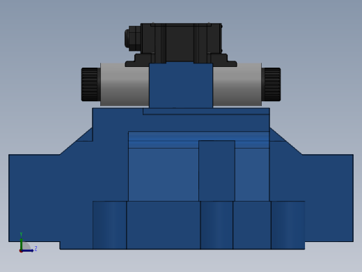 FWH-10直流线盒式电液换向阀左视缩略图