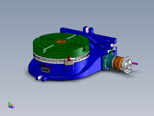 手动旋转工作台  IGES Parasolid STEP